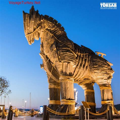Troy Ancient City: City of Mythologies and Trojan Horse.